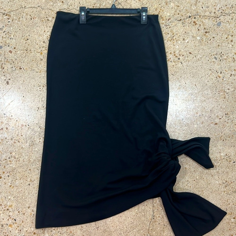 KHAITE black midi skirt BRAND NEW with tags